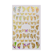 3D Nail Butterfly Design Sticker Decor Decal Holographic Laser Nail Art Sticker - Gold L-02 V528-NAILBUTTERFLY-GOLDL02-524816