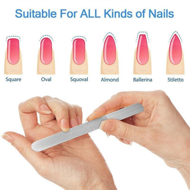 Diamond Nail File for Hand Foot Care Manicure Podiatry Tool 20.2cm - 2PCS V528-NAILDRESSING-2PCS-935975