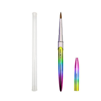 Kolinsky Acrylic Nail Art Brush Manicure Powder Professional Tools Size 2-18 - 16# V528-NAILENHANCEMENTCRYSTALPEN-16-245013