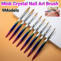 Kolinsky Acrylic Nail Art Brush Manicure Powder Professional Tools Size 2-18 - 2# V528-NAILENHANCEMENTCRYSTALPEN-2-194143