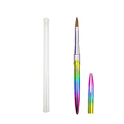 Kolinsky Acrylic Nail Art Brush Manicure Powder Professional Tools Size 2-18 - 2# V528-NAILENHANCEMENTCRYSTALPEN-2-194143