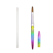 Kolinsky Acrylic Nail Art Brush Manicure Powder Professional Tools Size 2-18 - 2# V528-NAILENHANCEMENTCRYSTALPEN-2-194143