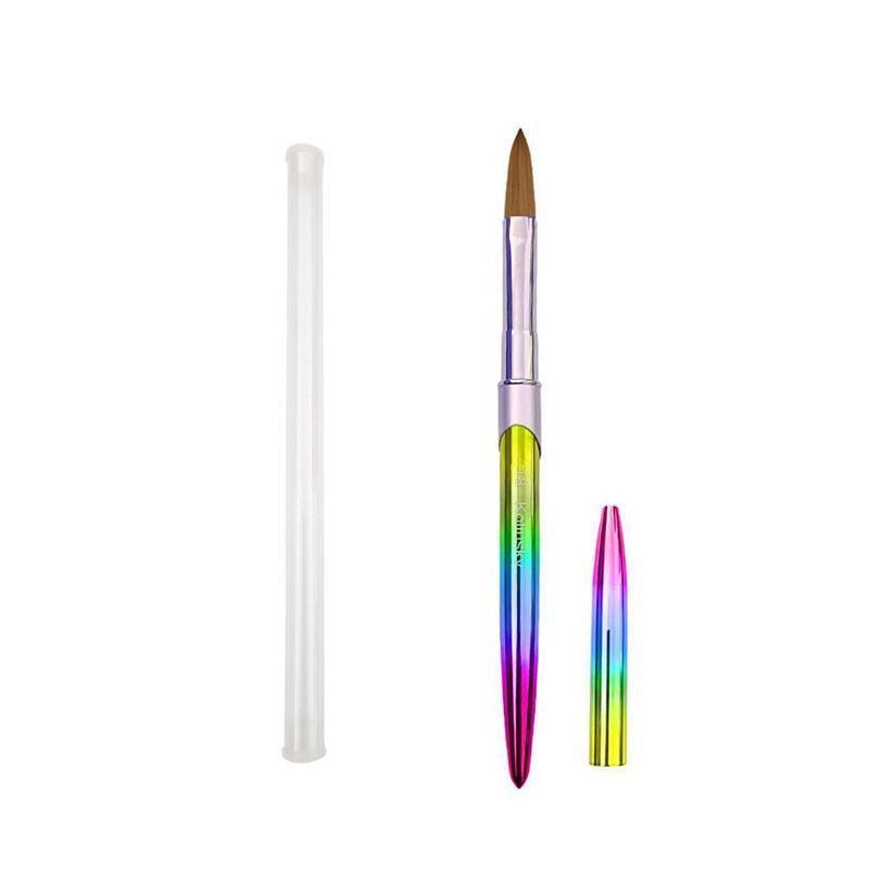 Kolinsky Acrylic Nail Art Brush Manicure Powder Professional Tools Size 2-18 - 2# V528-NAILENHANCEMENTCRYSTALPEN-2-194143