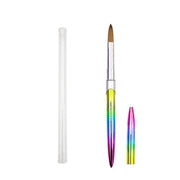 Kolinsky Acrylic Nail Art Brush Manicure Powder Professional Tools Size 2-18 - 4# V528-NAILENHANCEMENTCRYSTALPEN-4-191557
