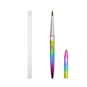 Kolinsky Acrylic Nail Art Brush Manicure Powder Professional Tools Size 2-18 - 6# V528-NAILENHANCEMENTCRYSTALPEN-6-603286