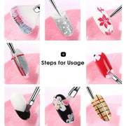 Nail Art Design Brushes Dotting Pen Tool Set Painting Uv Gel Drawing Brush 15Pcs - White V528-NAILPEN-WHITE-22857
