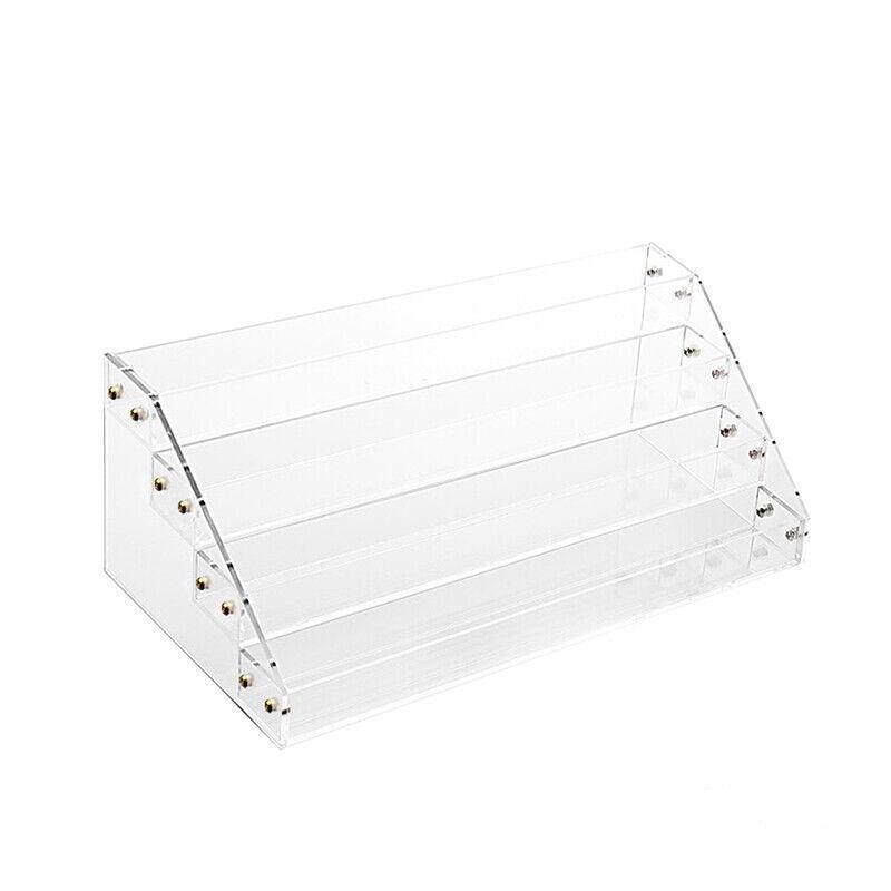 Nail Polish Storage Rack with 4 to 6 Tiers Acrylic Display Stand for Makeup and Lipstick - 5Tiers V528-NAILPOLISHRACK-5TIER-339567