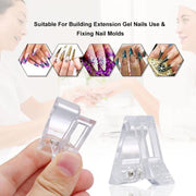 5-50Pcs Nail Tips Clip Clamps For Poly Gel Quick Building Extension Builder Tool - 5PCS V528-NAILPROLONGCLIP-5PCS-54651