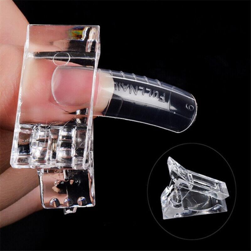 5-50Pcs Nail Tips Clip Clamps For Poly Gel Quick Building Extension Builder Tool - 5PCS V528-NAILPROLONGCLIP-5PCS-54651