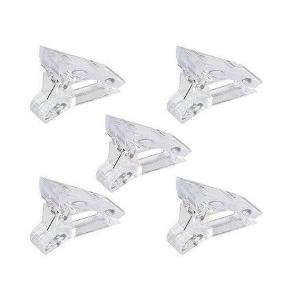 5-50Pcs Nail Tips Clip Clamps For Poly Gel Quick Building Extension Builder Tool - 5PCS V528-NAILPROLONGCLIP-5PCS-54651