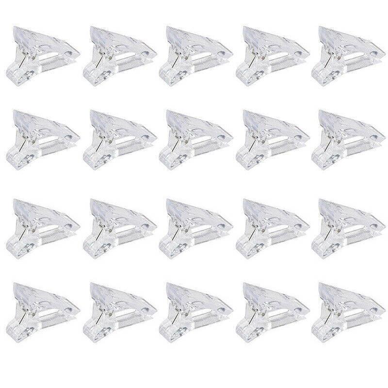 5-50Pcs Nail Tips Clip Clamps For Poly Gel Quick Building Extension Builder Tool - 5PCS V528-NAILPROLONGCLIP-5PCS-54651