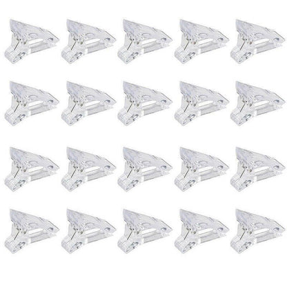 5-50Pcs Nail Tips Clip Clamps For Poly Gel Quick Building Extension Builder Tool - 5PCS V528-NAILPROLONGCLIP-5PCS-54651