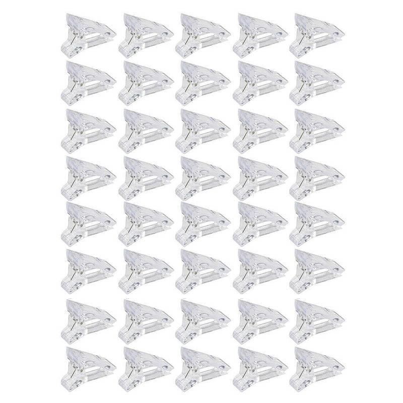 5-50Pcs Nail Tips Clip Clamps For Poly Gel Quick Building Extension Builder Tool - 5PCS V528-NAILPROLONGCLIP-5PCS-54651