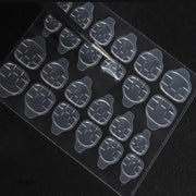 24-2400PCS Double Sided Adhesive Press On Nail Stickers Clear Tape Glue Tabs - 1PC (24xNail Stickers) V528-NAILSTICKERS-1PCS-54432
