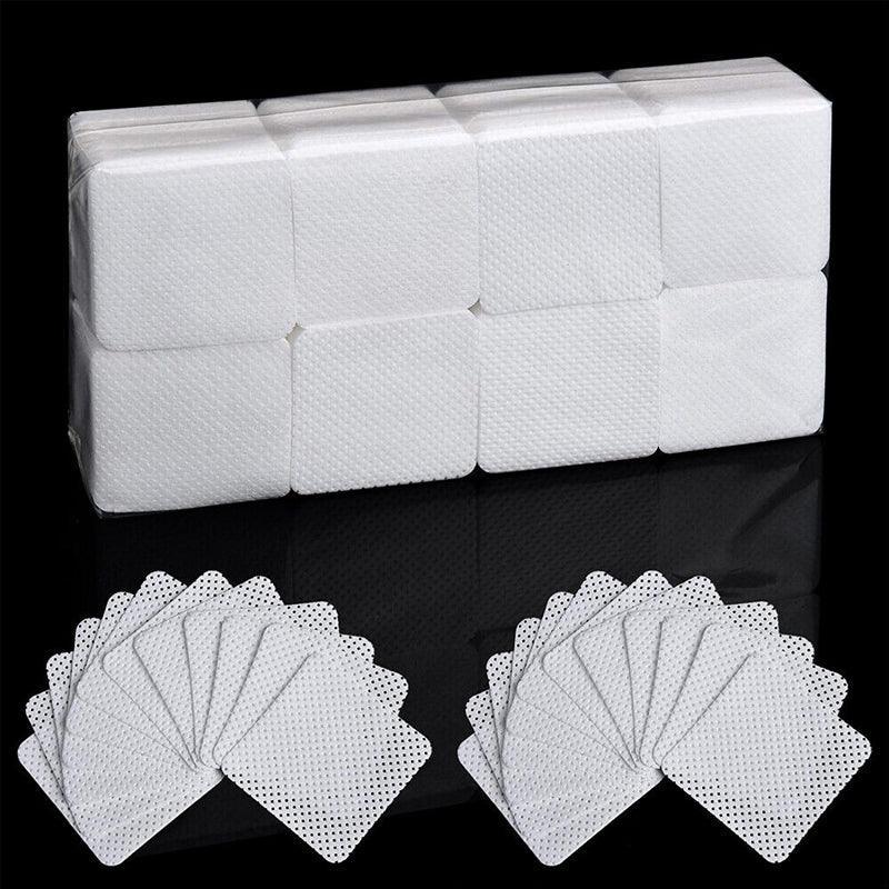 1000PCS Lint Free Cotton Nail Wipes Pads for Manicure Gel Polish Removal - 200PCS V528-NAILWIPES-200PCS-10700