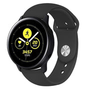 Silicone Watch Band 22mm Strap Replacement Wristband Soft Adjustable 228mm - Black V528-NAILWRISTBAND-LARGE-BLACK-324471