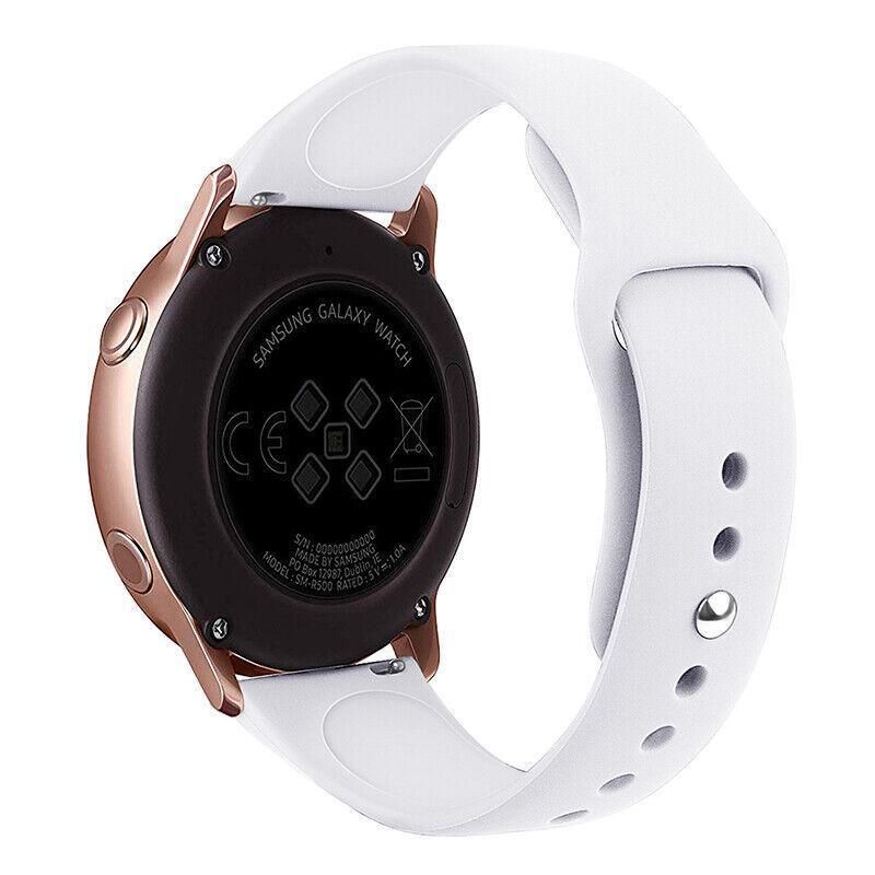Silicone Watch Band 22mm Strap Replacement Wristband Soft Adjustable 228mm - Black V528-NAILWRISTBAND-LARGE-BLACK-324471