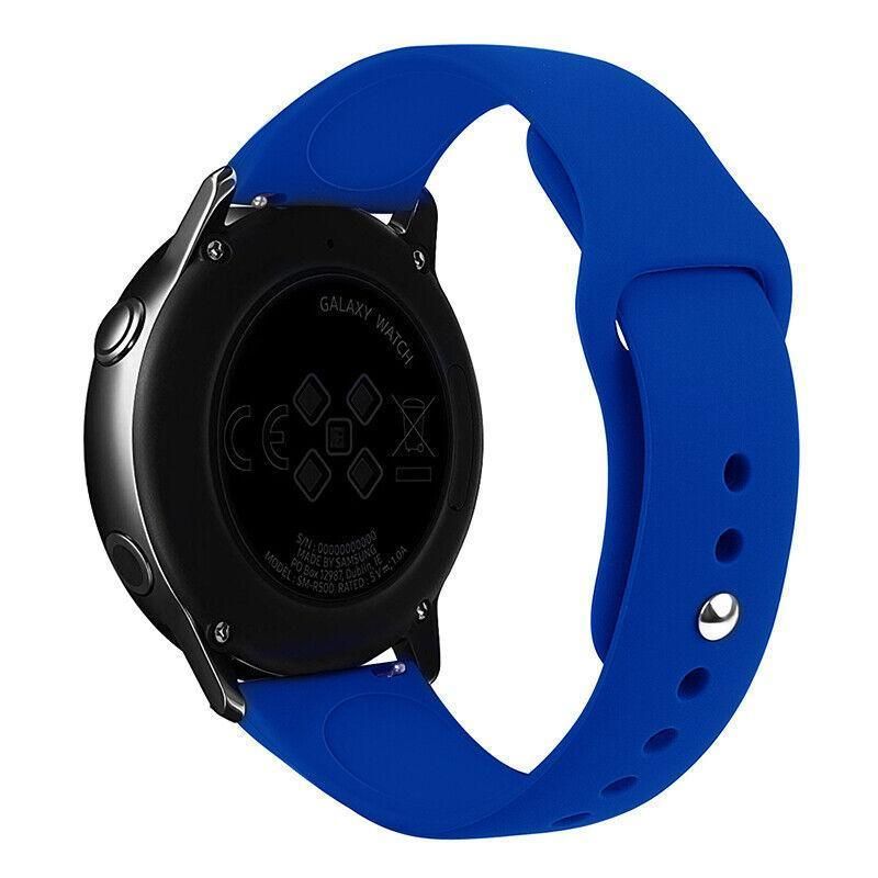 Silicone Watch Band 22mm Strap Replacement Wristband Soft Adjustable 228mm - Black V528-NAILWRISTBAND-LARGE-BLACK-324471