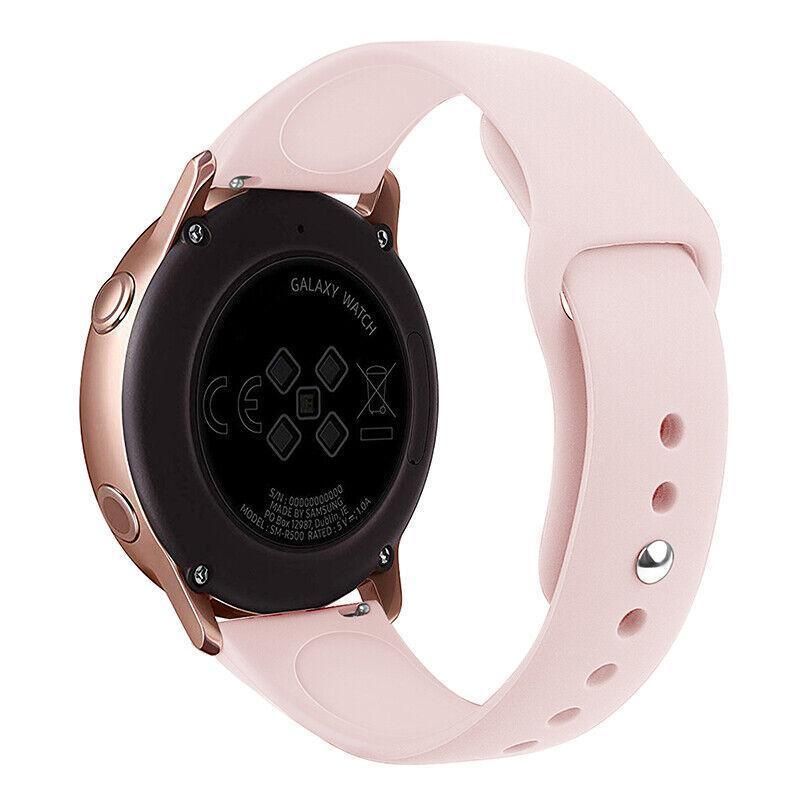 Silicone Watch Band 22mm Strap Replacement Wristband Soft Adjustable 228mm - Black V528-NAILWRISTBAND-LARGE-BLACK-324471