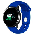 Silicone Watch Band 22mm Strap Replacement Wristband Soft Adjustable 228mm - Blue V528-NAILWRISTBAND-LARGE-BLUE-654505