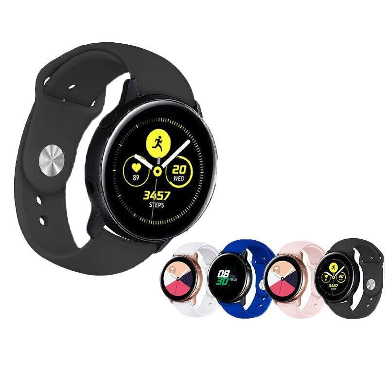 Silicone Watch Band 22mm Strap Replacement Wristband Soft Adjustable 228mm - Blue V528-NAILWRISTBAND-LARGE-BLUE-654505