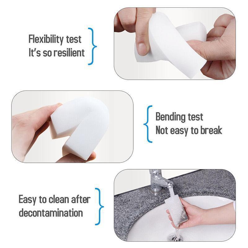 100PCS/200PCS Nano Magic Sponge Eraser Melamine Cleaning Pads - 100PCS V528-NANOMAGICSPONGE-100PCS-277369