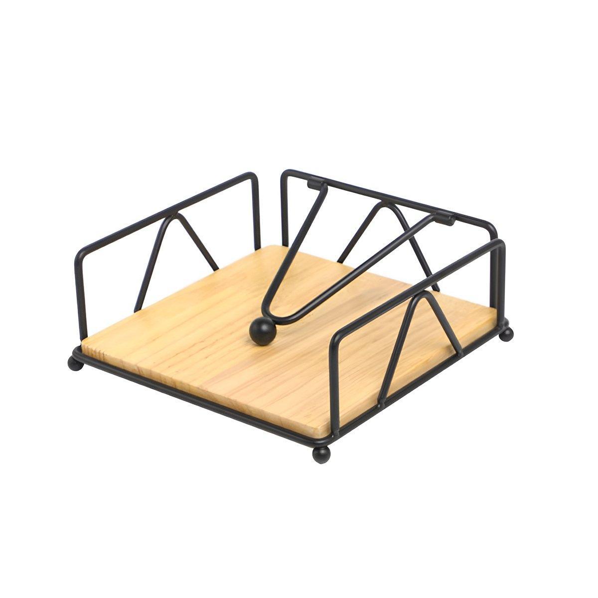 Steel Napkin Holder Serviette Rack Organiser Kitchen Serving Bar 3 Colours - Gold V528-NAPKIN-HOLDER-GOLD-586647