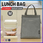 M Size Lunch Bag Thermal Insulated Box Bento Pouch Food Tote Work School Picnic - Navy V528-NAVY-M-222574