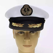 Sailor Cap Boat Captain Hat For Navy Skipper Costume Fancy Marine Dress V528-NAVYCAP-22056