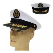 Sailor Cap Boat Captain Hat For Navy Skipper Costume Fancy Marine Dress V528-NAVYCAP-22056