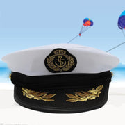 Sailor Cap Boat Captain Hat For Navy Skipper Costume Fancy Marine Dress V528-NAVYCAP-22056