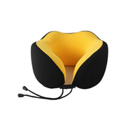 Memory Foam U Shaped Neck Pillow Travel Portable Office Nap Support Pillow - Black V528-NECK-PILLOW-BLACK-586141