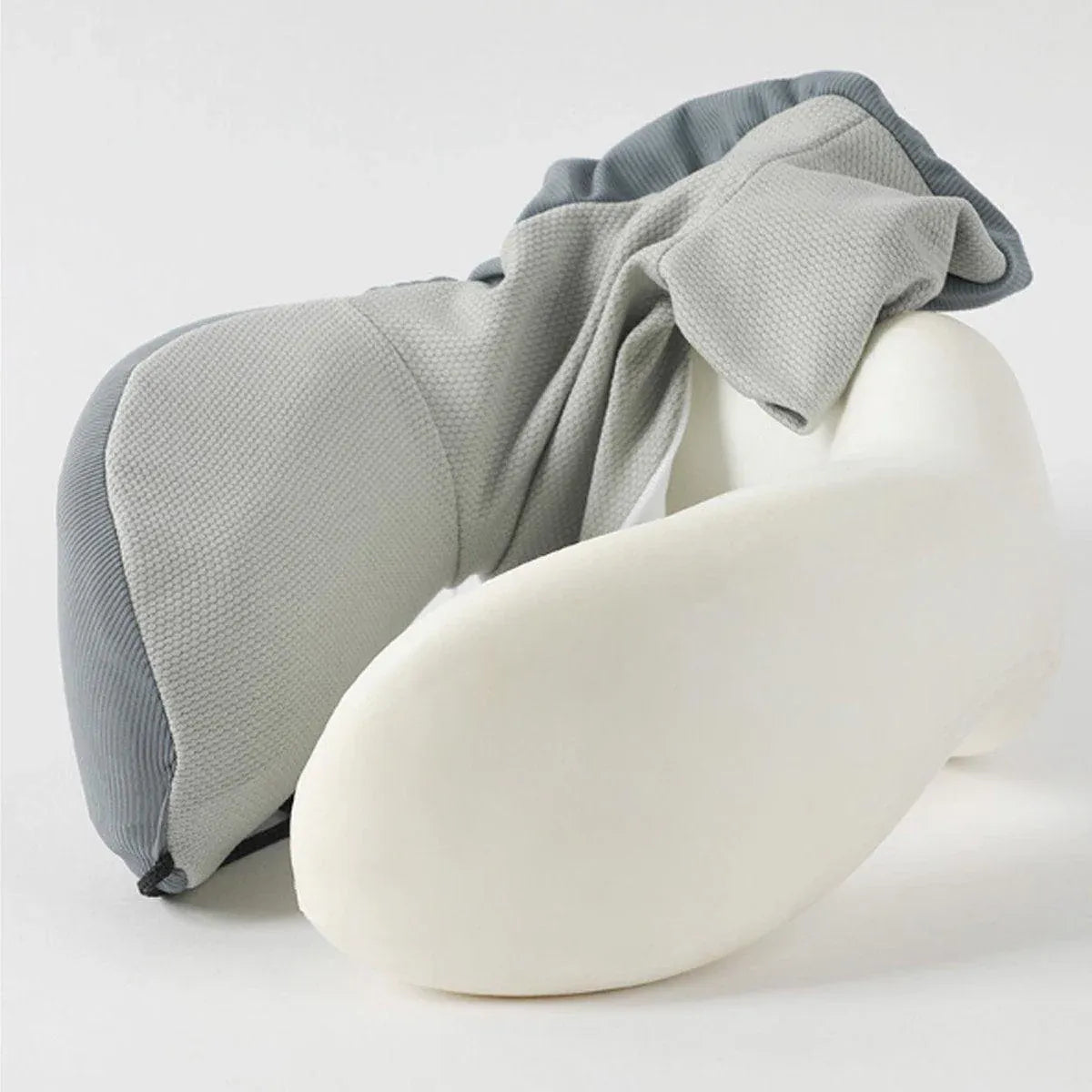 Memory Foam U Shaped Neck Pillow Travel Portable Office Nap Support Pillow - Black V528-NECK-PILLOW-BLACK-586141