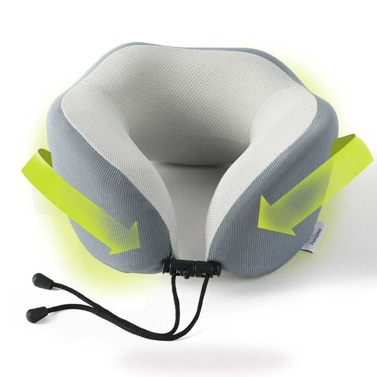 Memory Foam U Shaped Neck Pillow Travel Portable Office Nap Support Pillow - Black V528-NECK-PILLOW-BLACK-586141