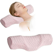 Orthopedic Memory Foam Cervical Neck Pillow for Sleep Support Slow Rebound - Grey V528-NECK-PILLOW-GREY-469013
