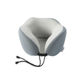Memory Foam U Shaped Neck Pillow Travel Portable Office Nap Support Pillow - Grey V528-NECK-PILLOW-GREY-638168