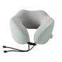 Memory Foam U Shaped Neck Pillow Travel Portable Office Nap Support Pillow - Green V528-NECK-PILLOW-LIGHT-GREEN-246037