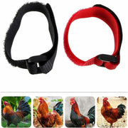 10pcs Rooster Anti Crow Collar Adjustable Nylon Neck Belt Poultry Sound Control - Red V528-NECKBELT-10PCS-RED-230160