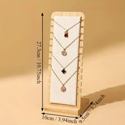 Jewellery Display Rack Necklace Hanging Stand Organiser Holder for Accessories - Black V528-NECKLACE-BLACK-193110
