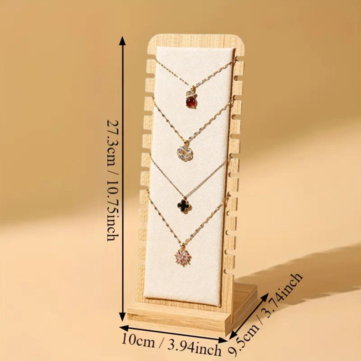 Jewellery Display Rack Necklace Hanging Stand Organiser Holder for Accessories - Black V528-NECKLACE-BLACK-193110