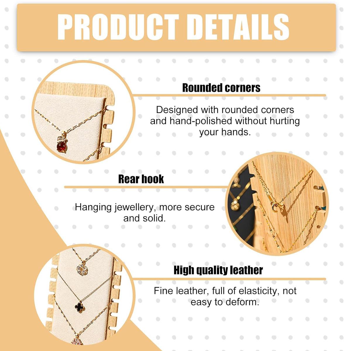 Jewellery Display Rack Necklace Hanging Stand Organiser Holder for Accessories - Black V528-NECKLACE-BLACK-193110
