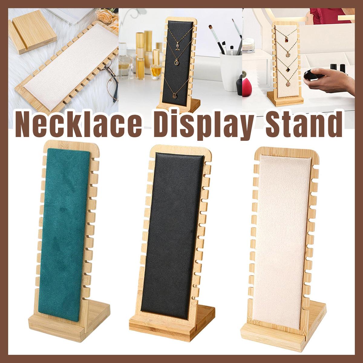 Jewellery Display Rack Necklace Hanging Stand Organiser Holder for Accessories - Green V528-NECKLACE-GREEN-215252