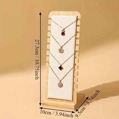 Jewellery Display Rack Necklace Hanging Stand Organiser Holder for Accessories - Green V528-NECKLACE-GREEN-215252