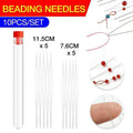 10Pc Big Eye Beading Needles for Jewelry & Bracelet DIY V528-NEEDLE-38823