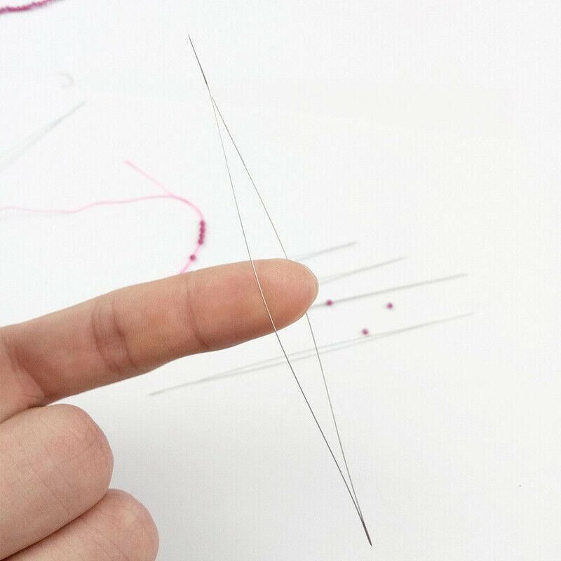 10Pc Big Eye Beading Needles for Jewelry & Bracelet DIY V528-NEEDLE-38823