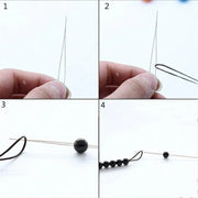 10Pc Big Eye Beading Needles for Jewelry & Bracelet DIY V528-NEEDLE-38823