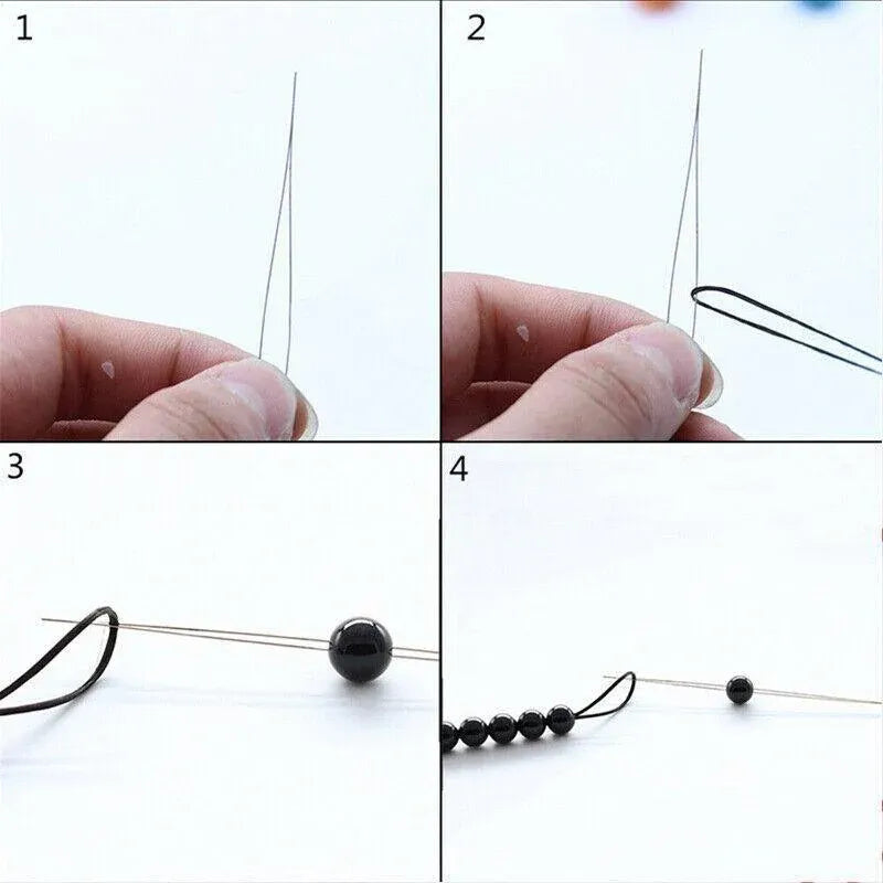 10Pc Big Eye Beading Needles for Jewelry & Bracelet DIY V528-NEEDLE-38823