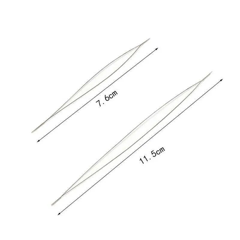 10Pc Big Eye Beading Needles for Jewelry & Bracelet DIY V528-NEEDLE-38823