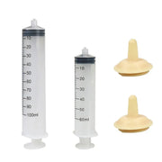 Kitten Puppy Pet Feeding Syringe Feeder Cat Dog Nursing Bottle with Pacifier - M-4PCS V528-NEEDLE-FEEDER-M-104727