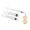 Kitten Puppy Pet Feeding Syringe Feeder Cat Dog Nursing Bottle with Pacifier - S-5PCS V528-NEEDLE-FEEDER-S-260063